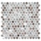 Andova Tiles SAMPLE Orb 075 x 075 Metal Penny Round Mosaic Tile SAM-ANDORB251 - alternate 3